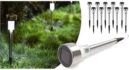 Set of 10 Stake Solar Lights Lanterns with Photocell IP44 29.5cmx4.5cmcm
