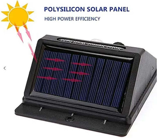 Lampă Solară Stradală 0.55W 120lm cu Senzor de Mișcare și Fotocelulă