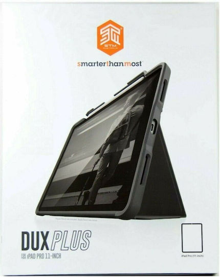 STM Dux Plus Flip Cover Durable Blue for iPad Pro 2018 11"