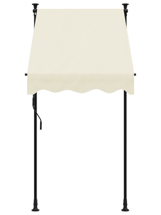 vidaXL Terrace Wall Tent Beige 1x1.5cm