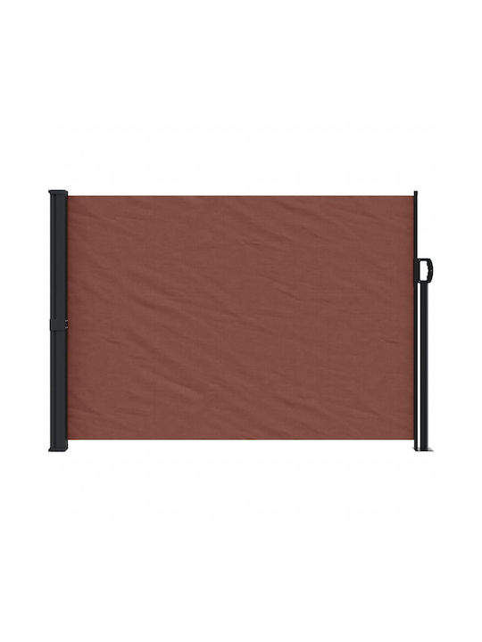 vidaXL Terrace Sideway Sunshade Roller Brown 1.4x6cm