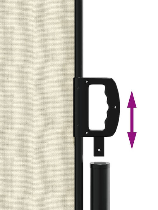 vidaXL Terrace Sideway Sunshade Roller Beige 1.8x3cm