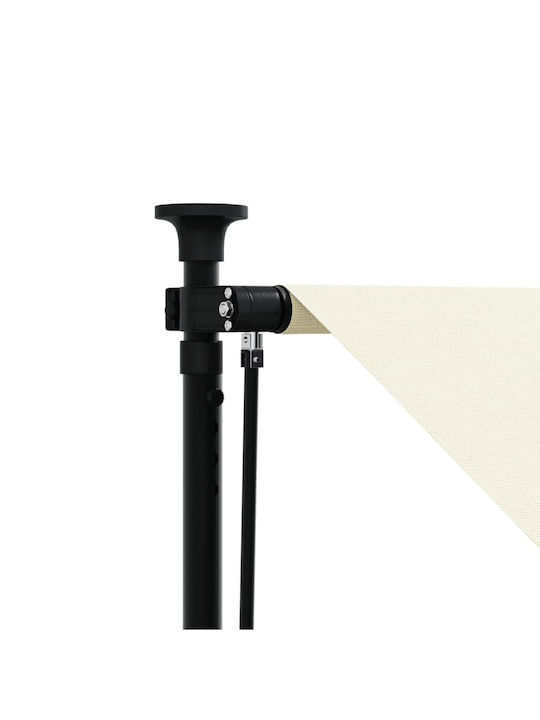 vidaXL Terrace Wall Tent Beige 1x1.5cm