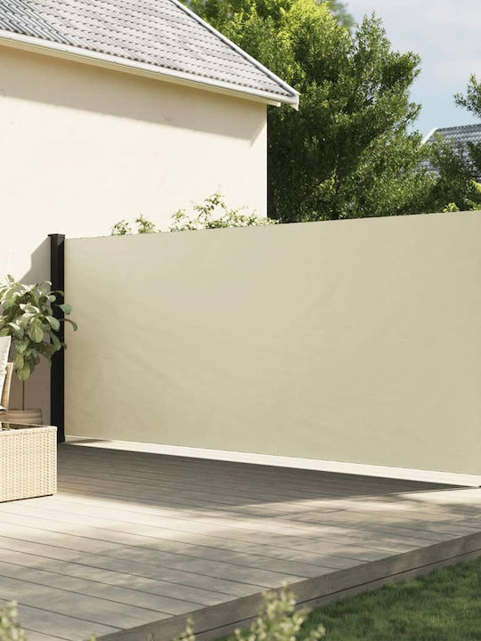 vidaXL Terrace Sideway Sunshade Roller Beige 1.8x3cm