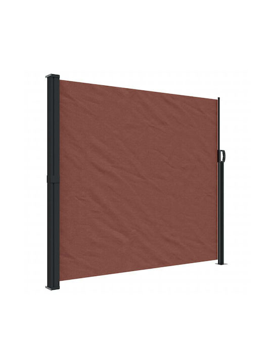vidaXL Terrace Sideway Sunshade Roller Brown 6x1.8cm