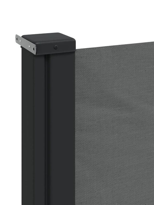 vidaXL Terrace Sideway Sunshade Roller Gray 1.6x3cm