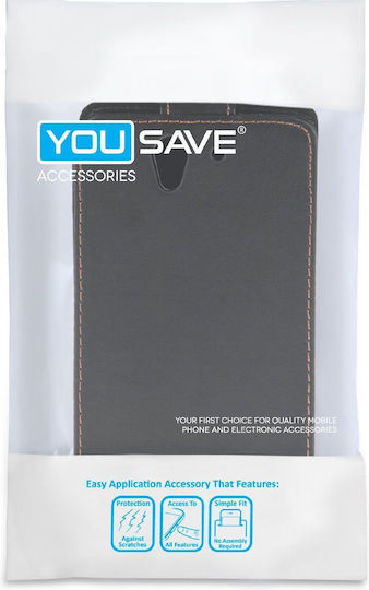 YouSave Accessories Leather-Effect Flip Case Black (Xperia C3) Книга Черен (Realme C3)