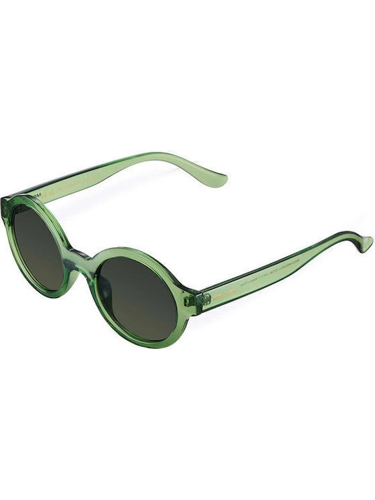 Meller Sonnenbrillen mit Grün Rahmen und Grün Polarisiert Linse BAS3-GREENOLI