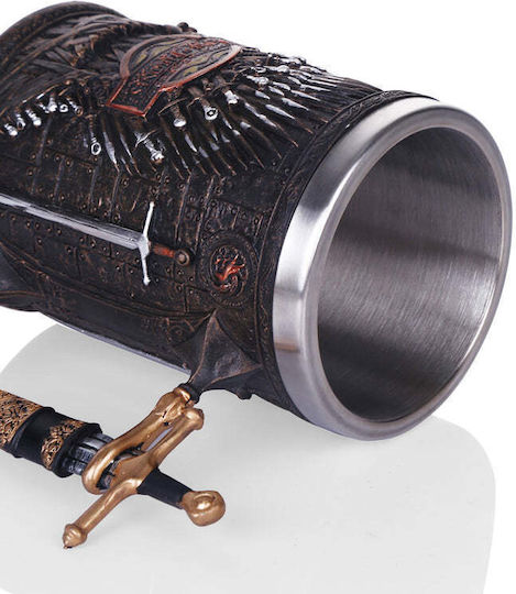 Steel Resin Mug Metallic Multicolored 500ml