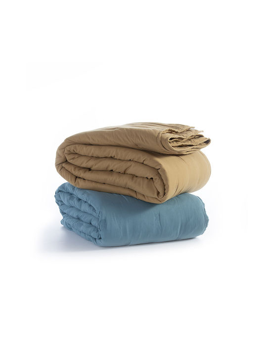 Nef-Nef Homeware Marven Κουβερλί Ημίδιπλο Microfiber Honey 180x240cm