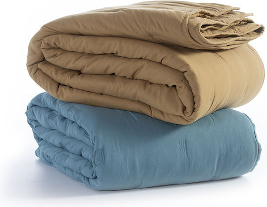 Nef-Nef Homeware Marven Покривало Кингсайз Микрофибър Петрол 230x240см