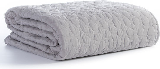 Nef-Nef Homeware Candy Κουβερλί Υπέρδιπλο Microfiber Grey 230x240cm