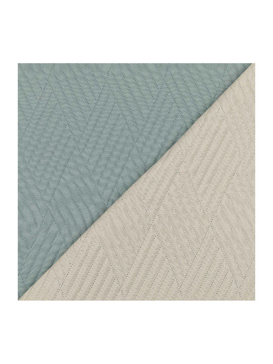 Borea Diamond Coverlet Queen Size from Polyester Meda-ecru 220x240cm