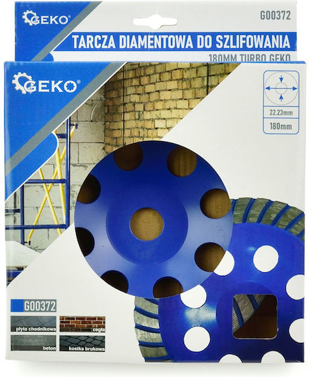 Geko Δίσκος Λείανσης Δομικών Υλικών 180mm