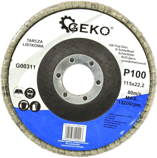 Geko Schleifscheibe P60 Metall 115mm