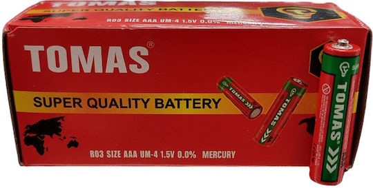 Цинкови батерии Цинк AAA 1.5V 40бр