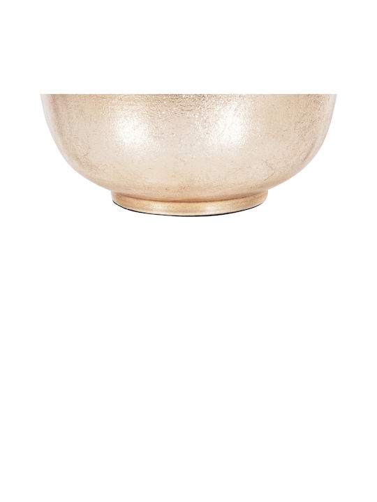 HomeMarkt Διακοσμητικό Βάζο Μεταλλικό Lingon Χρυσό Φ21xΥ37cm