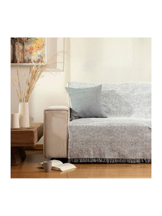 Borea Sofa Throws 2 Seater Forest 180x250cm Grey