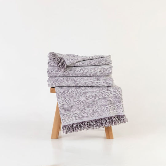 Borea Триместен диван Throw Forest 180x300см. Ecru