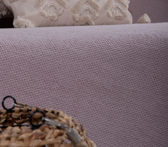 Nef-Nef Homeware Betty Ριχτάρι Διθέσιου Καναπέ Ζακάρ 180x250εκ. Mauve