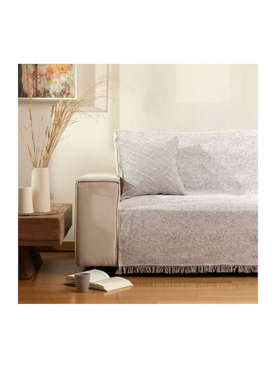 Borea Sofa Throws 2 Seater Forest 180x250cm Grey