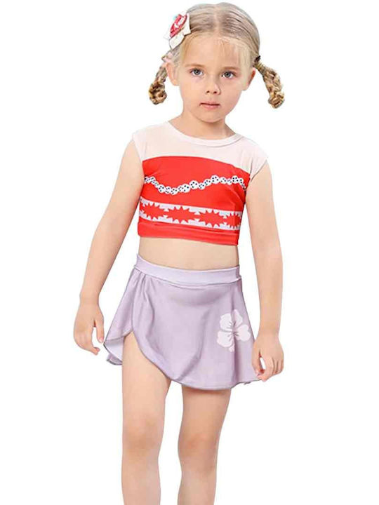 Hawaiian Kids Swimsuit - Red