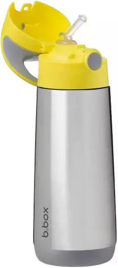 Thermos Bottle 500ml with Straw B.box Lemon Sherbet