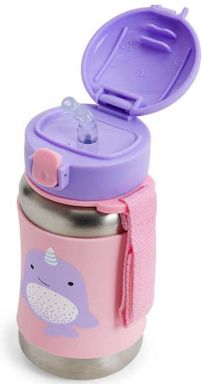Skip Hop Zoo Παγουρίνο Καλαμάκι Φάλαινα Narwhal