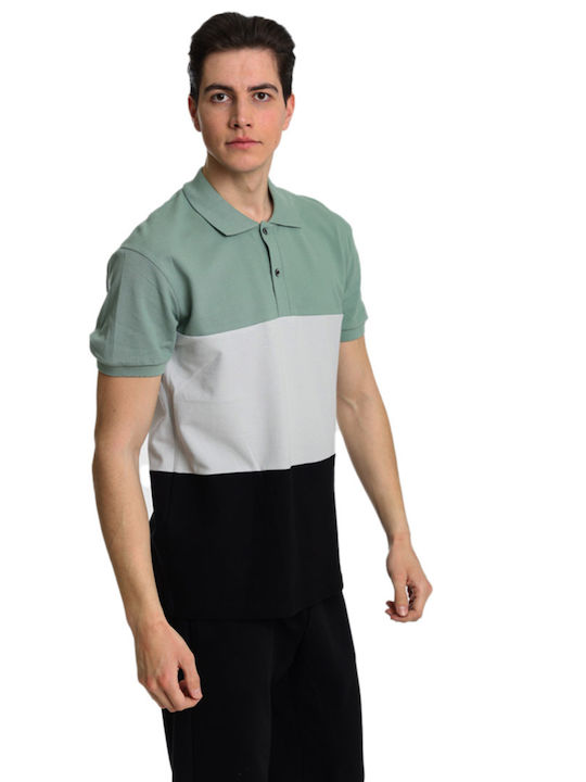 Paco & Co Herren Kurzarmshirt Polo Grün