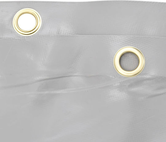 vidaXL Αδιάβροχος Μουσαμάς 600gr/m² 2x1.5μ. Βαρέως Τύπου Γκρι