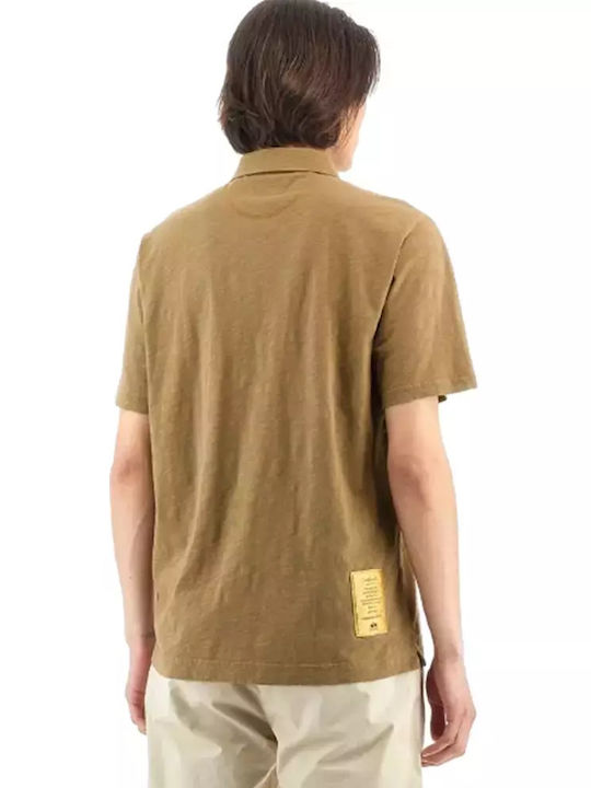 La Martina Herren Shirt Polo Khaki