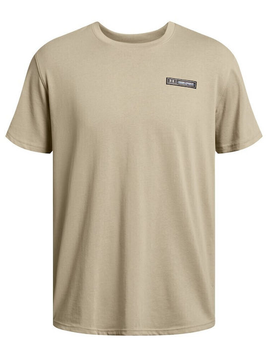 Ua Hw Armour Label Athletic T-shirt Khaki