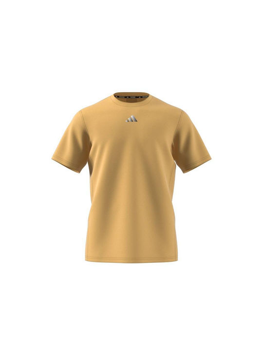 Adidas Men's Short Sleeve T-shirt Yellow