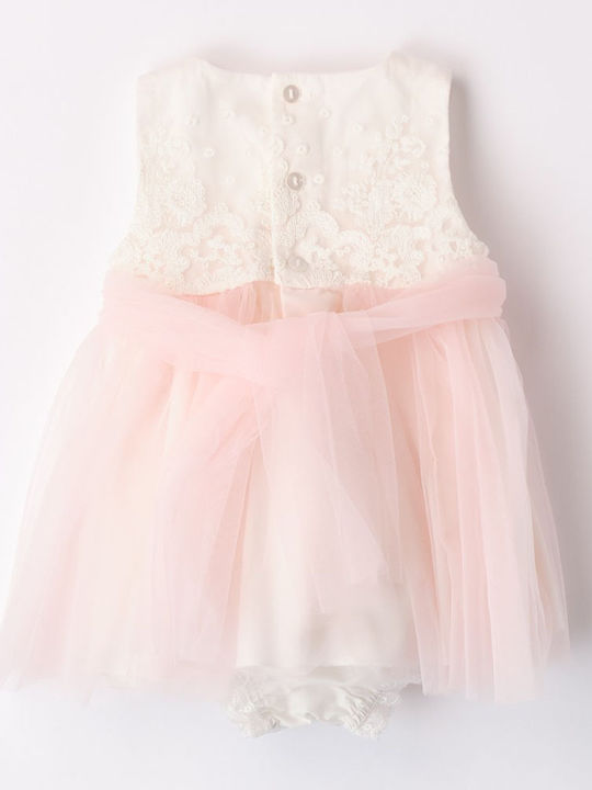 iDO Kids Dress Sleeveless Powder Pink