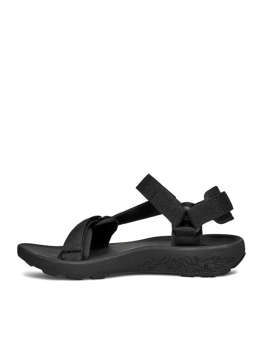 Women's Flat Sandals Sporty in Black Color