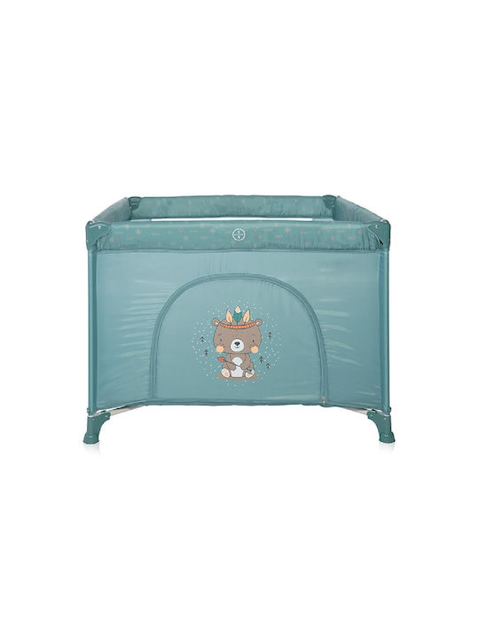 Lorelli Arctic Indian Playpen with Mattress Green 100x100cm