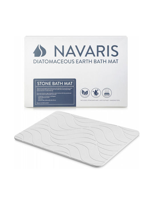 Navaris Αντιολισθητικό Πατάκι Μπάνιου 59868.01 Ivory - 59868.01 60x39εκ.