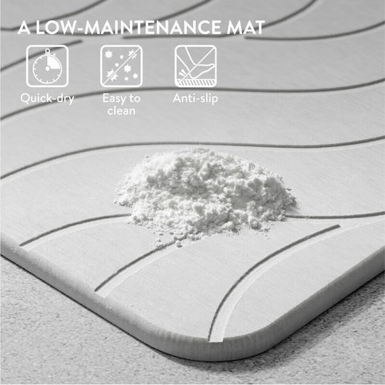 Navaris Αντιολισθητικό Πατάκι Μπάνιου 59868.01 Ivory - 59868.01 60x39εκ.