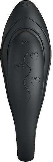 Pretty Love Indulgence Plus Vibrator for Couples with Remote Control 9.5cm Black