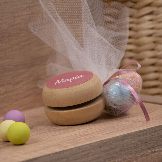 Christening Favor with Yo-Yo made of Wood