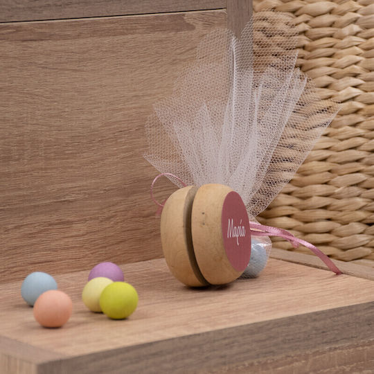 Christening Favor with Yo-Yo made of Wood