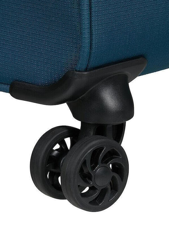 American Tourister Take2Cabin Reisekoffer Kabine Stoff Harbor Blau mit 4 Räder Höhe 55cm
