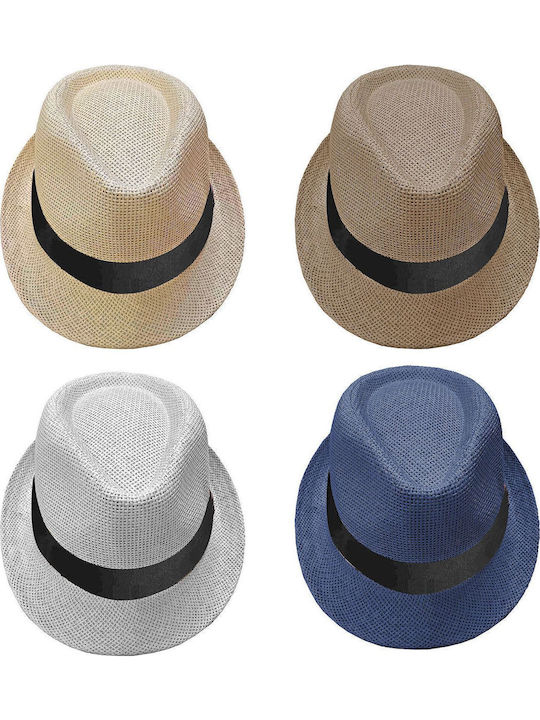 Summertiempo Kids' Hat Fedora Fabric Blue