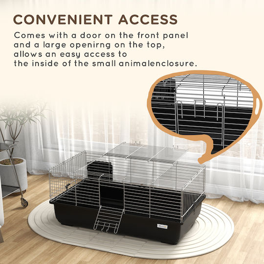 Pawhut Rodent Cage 100x55x41cm