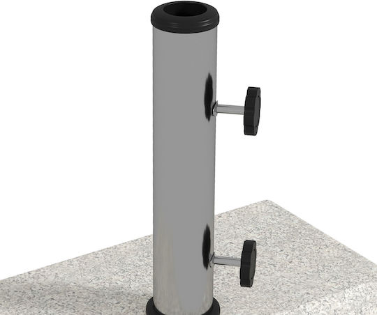 Outsunny Umbrella Stand made of Metal Gray 3.2x3.2x40cm