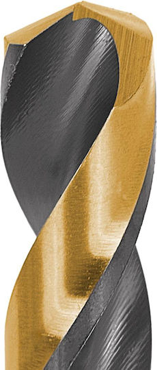 Tvardy Burghiu HSS Titan cu Tija Cilindrică pentru Metal 2.5mm / 95mm / 62mm