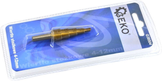 Geko Conical Drill HSS Titanium with Cylindrical Shank for Metal 2-20mm