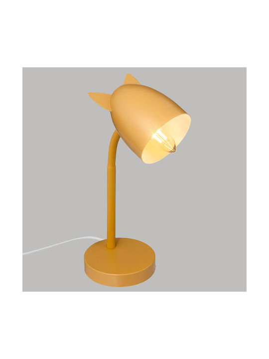Kinder Nachttischlampe A-s Ears Gelb 31x18x12.5εκ.