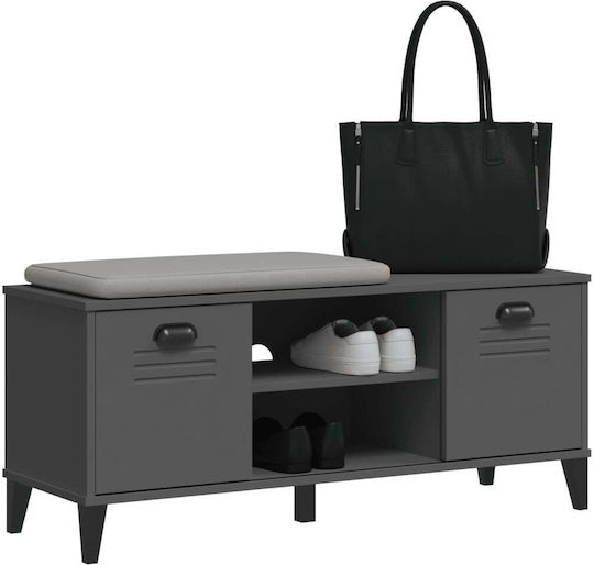 Plastik Schuhschrank aus Massivholz 106x35x45cm