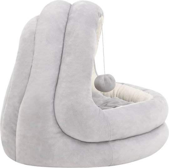 vidaXL Bed Cat Gray 40x40x35cm